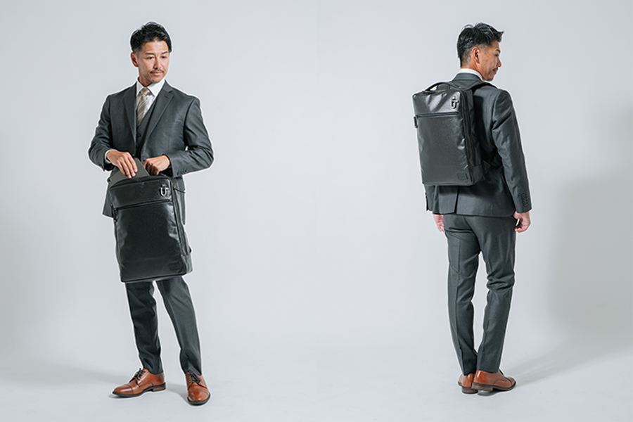 森野帆布 ビジネスリュックL SF－0613 BK 日本製
